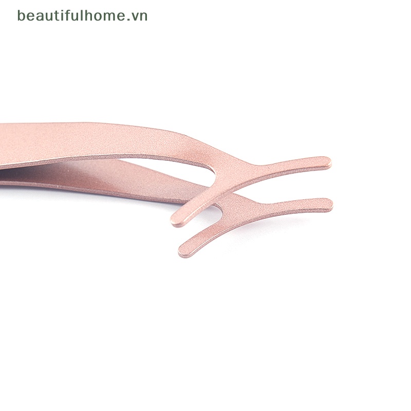 Nhíp Kẹp Lông Mi Giả Thẳng Bằng Thép Không Gỉ