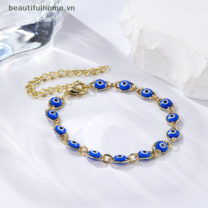 Vòng Tay Chuỗi Hạt Màu Sắc May Mắn Phong Cách Bohemian Thời Trang Mùa Hè Cho Nam Và Nữ