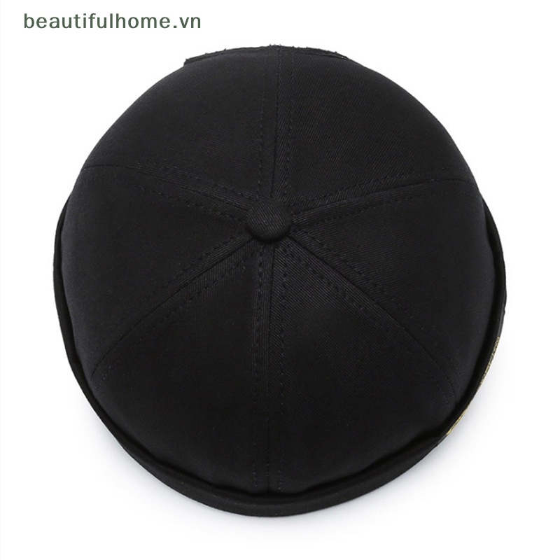 [beautifulhome] Mũ Beanie Không Vành Điều Chỉnh Được Phong Cách Hip Hop Cổ Điển Cho Nam Và Nữ [beauty]