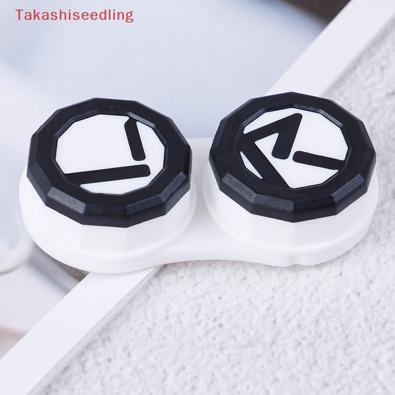 (Takashiseedling) 1 Hộp Đựng Kính Áp Tròng Kèm Hộp Đựng Tháo Gỡ Và Nhíp Mini Dùng Khi Đi Du Lịch