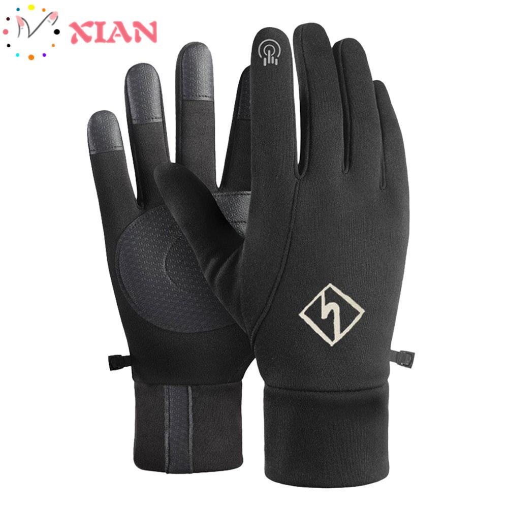 Găng Tay Lái Xe Dày Dặn Ấm Áp Chống Thấm Nước Chống Gió Bảo Vệ Toàn