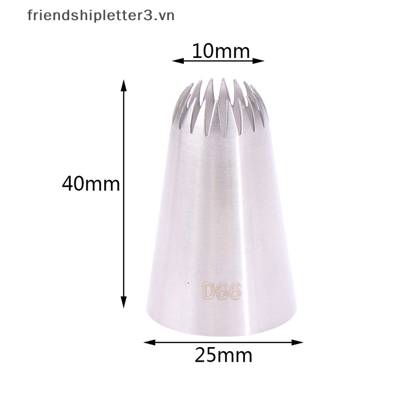 1 / 1 Đuôi Bắt Bông Kem 18 Răng Trang Trí Bánh