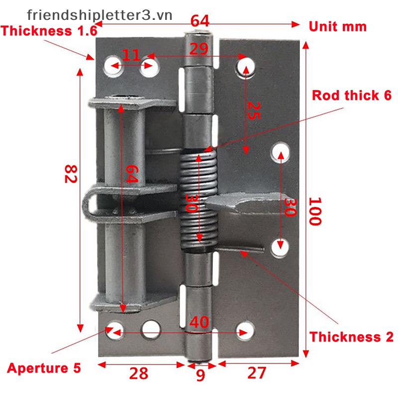/ / Mới / / Bản Lề Đóng Cửa Tự Động Bằng Kim Loại