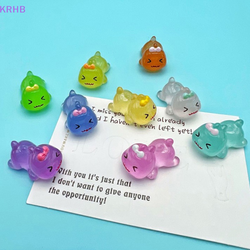 Krhb Set 5 Tượng Nhỏ Phát Sáng Trong Bóng Tối Trang Trí Tiểu Cảnh Craf Mới