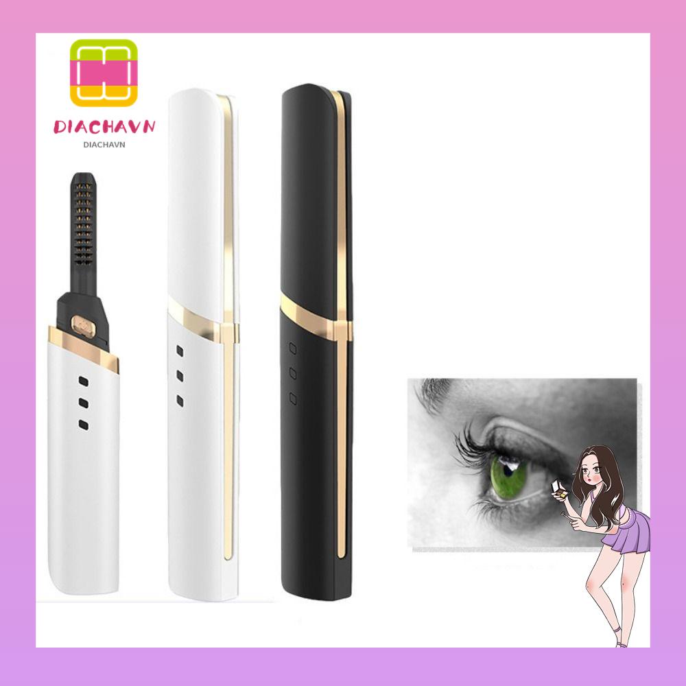 Dụng Cụ Uốn Mi 3 Chế Độ Lâu Trôi Có Thể Sạc Lại Bằng Cổng USB Cho Nữ