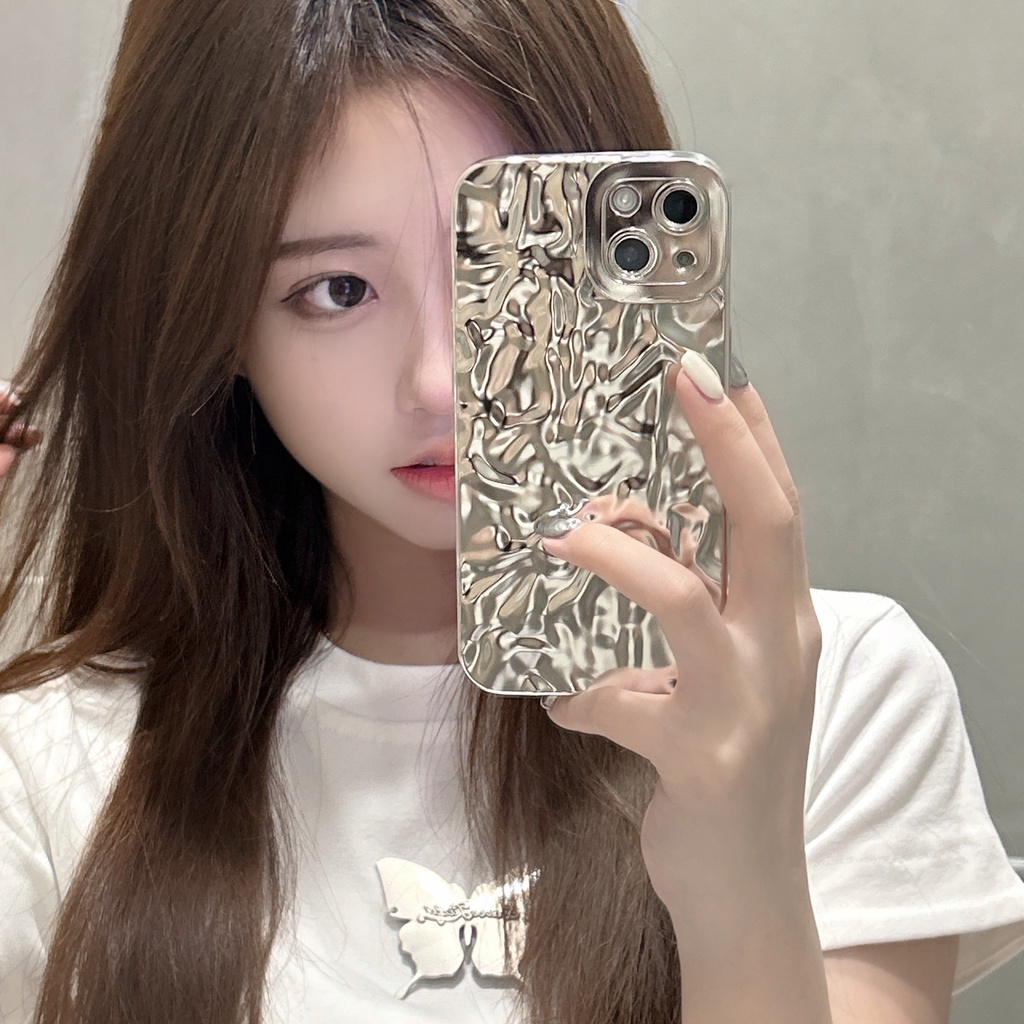 Ốp Điện Thoại PC Cứng Họa Tiết Vân Đá Màu Trơn Thời Trang Chống Rơi Cho iPhone 14 13 12 11 PRO MAX XR XS 7 / 8 Plus