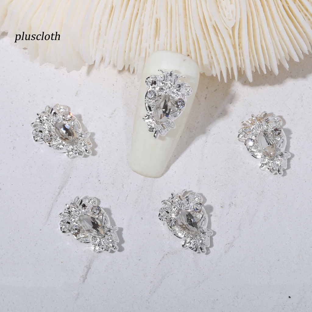 Bộ 10 Hạt Nơ Hợp Kim Lấp Lánh Trang Trí Móng Tay Nghệ Thuật