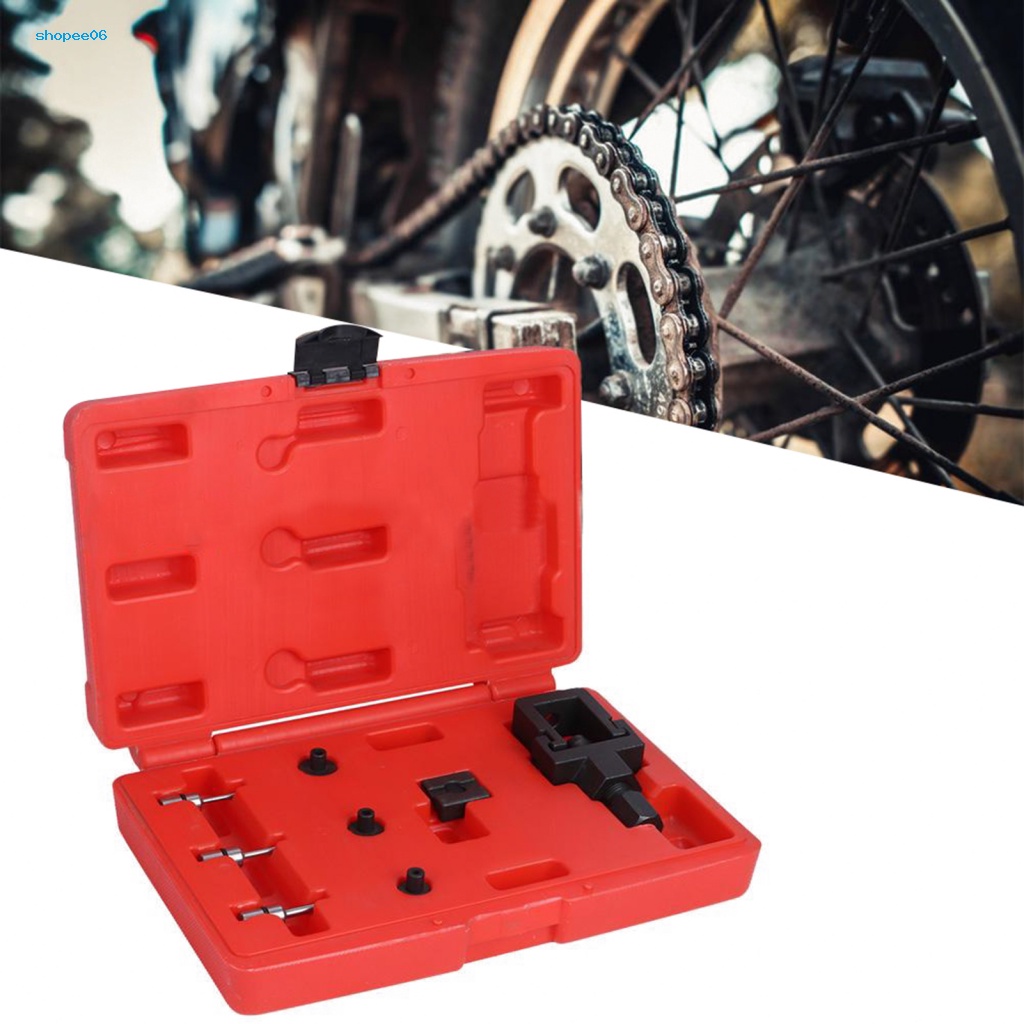 Set 8 Dụng Cụ Tháo Gỡ Đinh Tán Xích Xe Máy Bền Bỉ Tiện Dụng