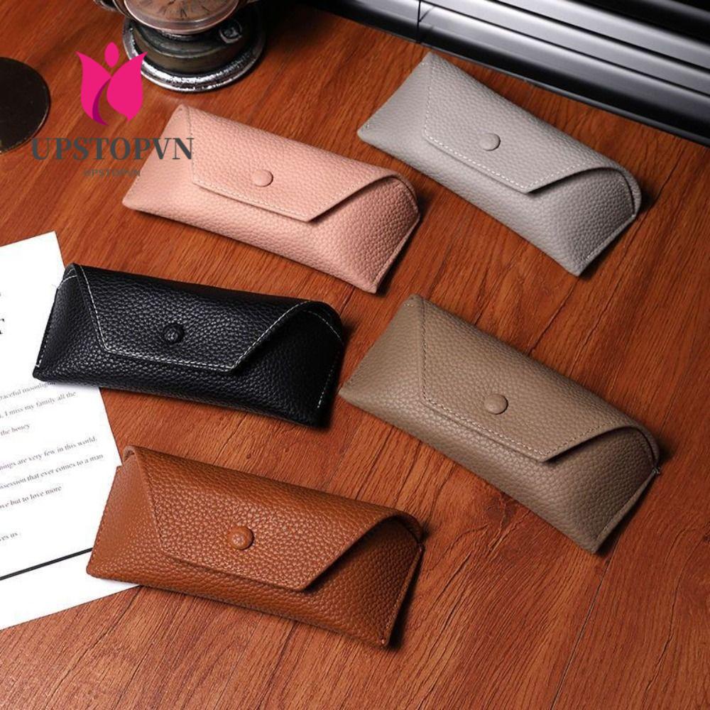 Túi Da PU Đựng Mắt Kính Chống Áp Lực Tiện Dụng