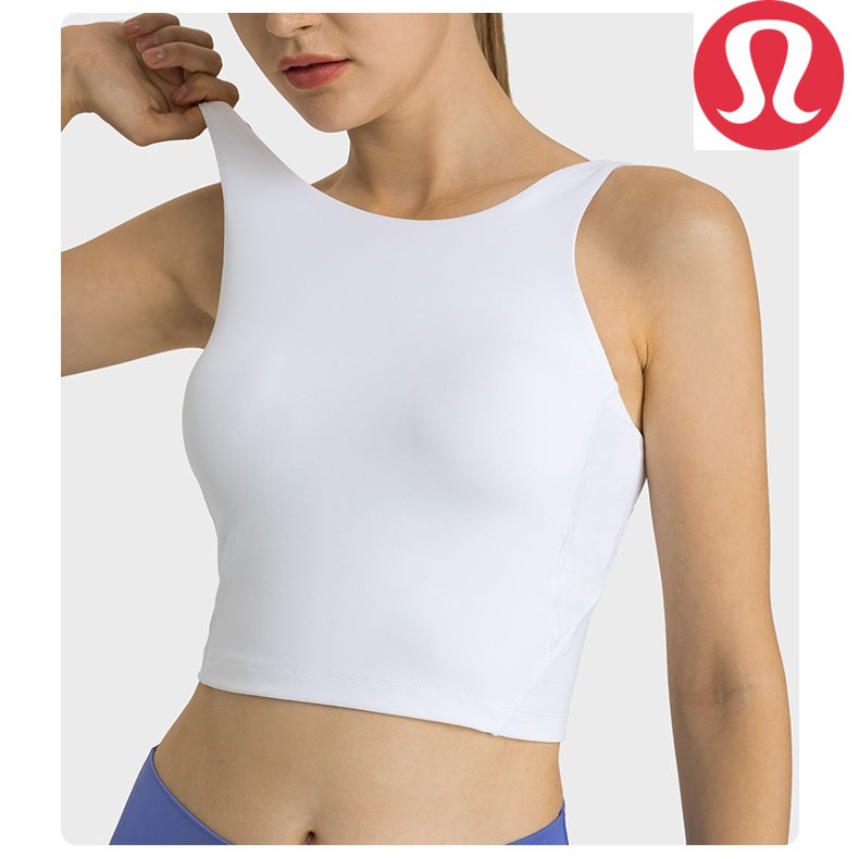 Áo Sát Nách Dáng Ngắn In Họa Tiết Lululemon Thời Trang Cho Nữ