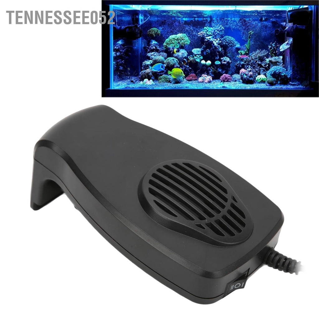 Tennessee052 Quạt Làm Mát Bể Cá Mini Treo Yên Tĩnh Có Thể Điều Chỉnh Tốc Độ Gió 110‑240V