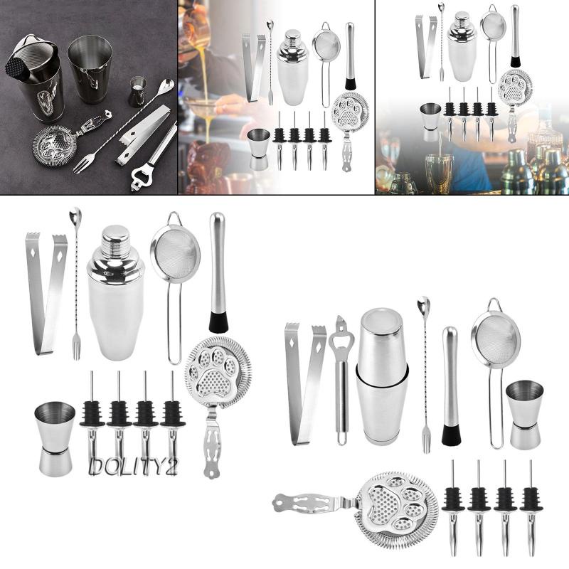 Bộ Dụng Cụ Pha Chế Cocktail 2 Món Cho Quán Bar / Du Lịch