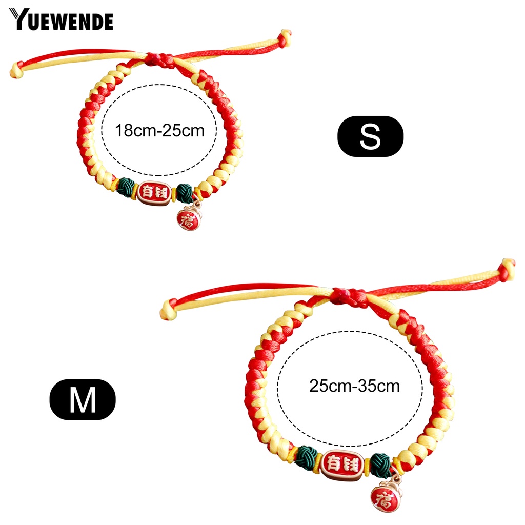 Yq.e Vòng Cổ Bện Dây Màu Đỏ Phong Cách Trung Hoa Thoải Mái Dành Cho Mèo Cưng