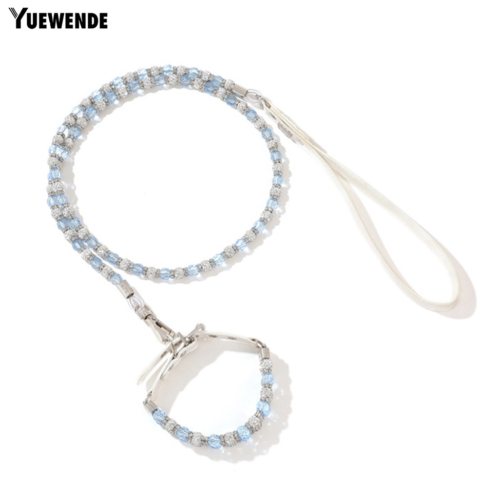 Dây Dắt Thú Cưng Đi Dạo Đính Hạt Nhiều Màu Thời Trang 1.25m