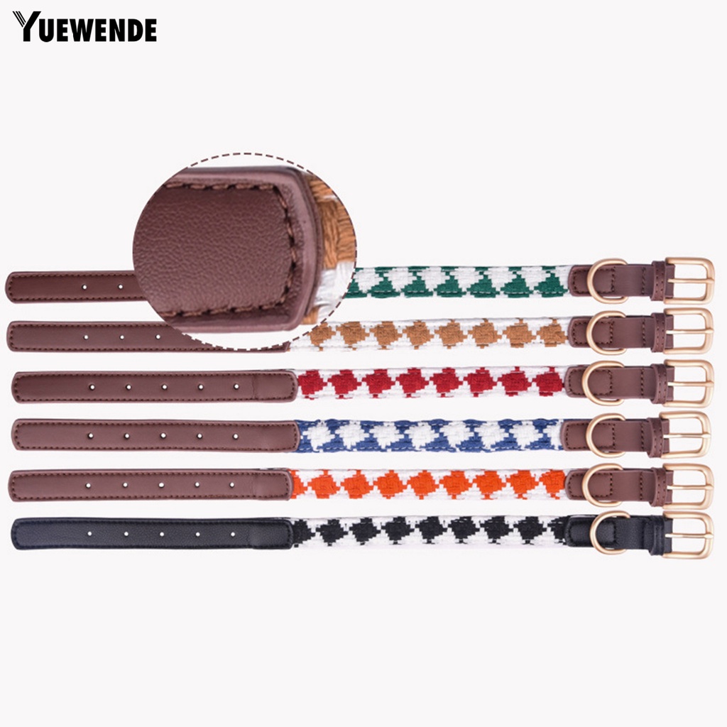 Vòng Cổ Bện Dây Dắt Thú Cưng Đi Dạo Chống Lạc Dễ Điều Chỉnh