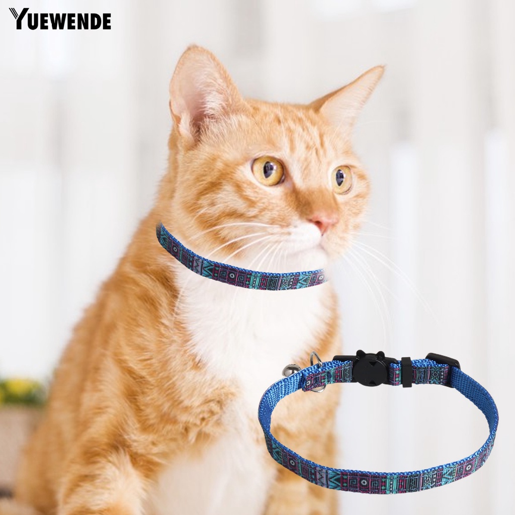 Yq.e Vòng Cổ Bằng Polyester Chống Mài Mòn Chống Mài Mòn In Họa Tiết Sáng Tạo Làm Phụ Kiện Chụp Ảnh Cho Thú Cưng