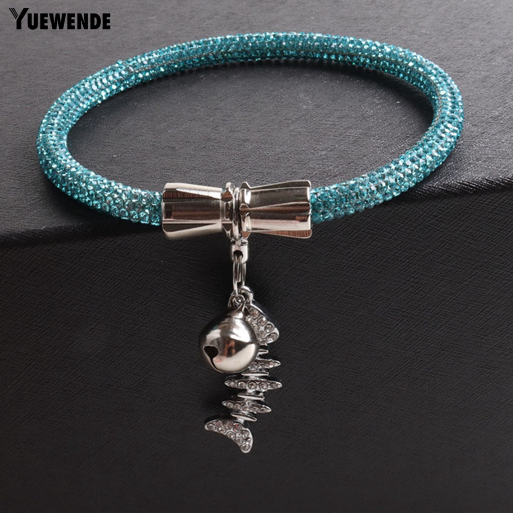 Vòng Đeo Cổ Bằng Nhựa Đính Đá Lấp Lánh Sang Trọng Bắt Mắt Cho Thú Cưng