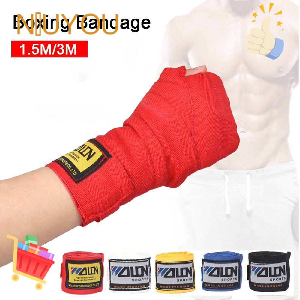 2 Cuộn Băng Quấn Bảo Vệ Bằng Cotton Nhiều Màu Chuyên Dụng Cho Tập Boxing