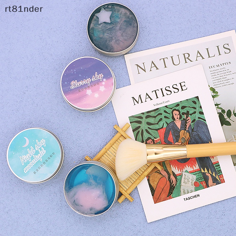 Rt Dụng Cụ Vệ Sinh Cọ Trang Điểm Bằng Silicone Hình Mặt Trăng