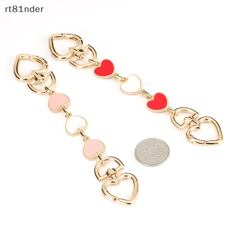 Rt Phụ Kiện Dây Xích Nối Dài Cho Túi Xách DIY Hình Trái Tim