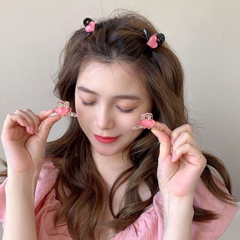 Kẹp Tóc Hình Cá Mập / Trái Tim Nhỏ Xinh Xắn Dễ Thương Cho Nữ