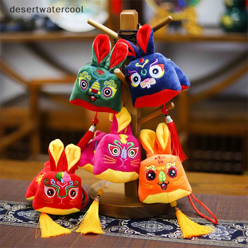 Thỏ Nhồi Bông Thiết Kế Phong Cách Trung Hoa Dễ Thương