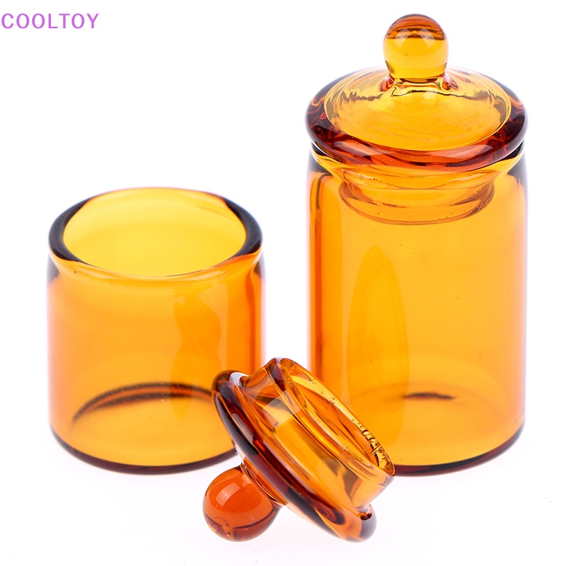 Hũ Thủy Tinh Đựng Hạt Cà Phê / Kẹo Mini Tỉ Lệ 1: 12 Trang Trí Nhà Búp Bê