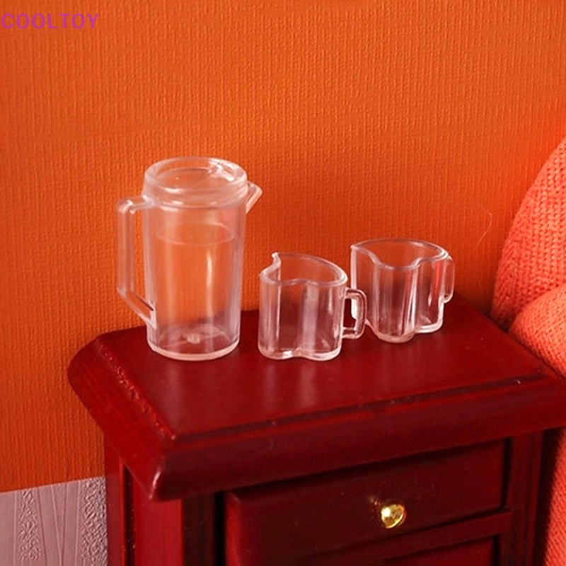 Set 5 Cốc Nước Rỗng Trong Suốt 1: 12 Trang Trí Nhà Búp Bê