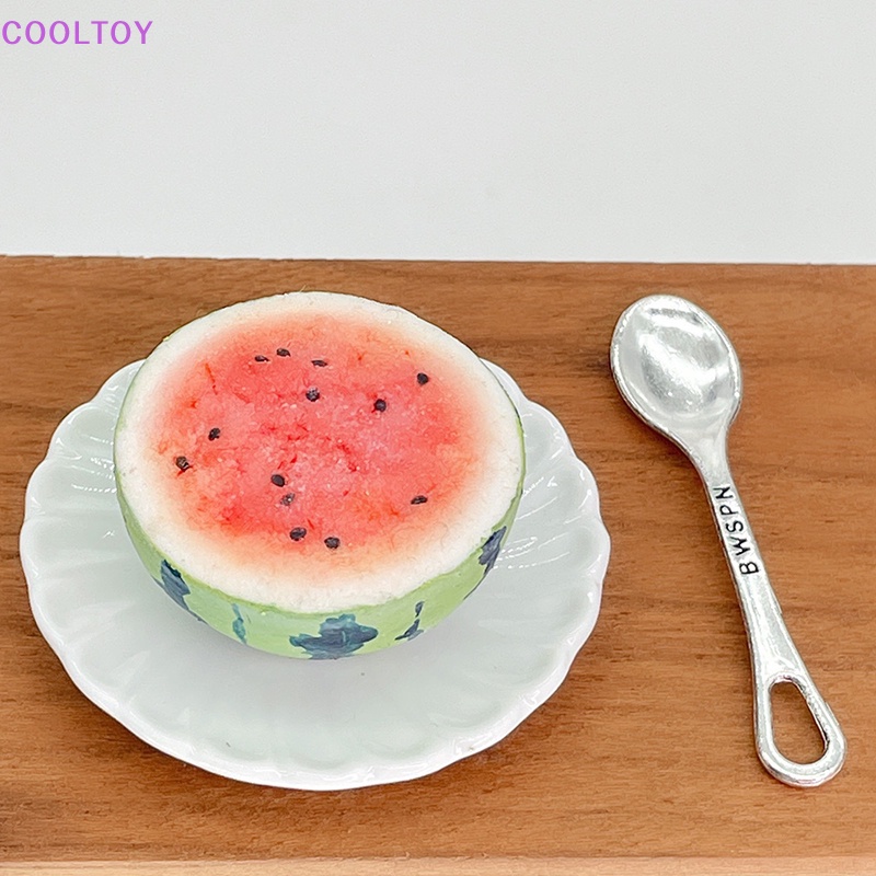 Set 4 Muỗng Nĩa Trang Trí Nhà Búp Bê Tỉ Lệ 1: 6