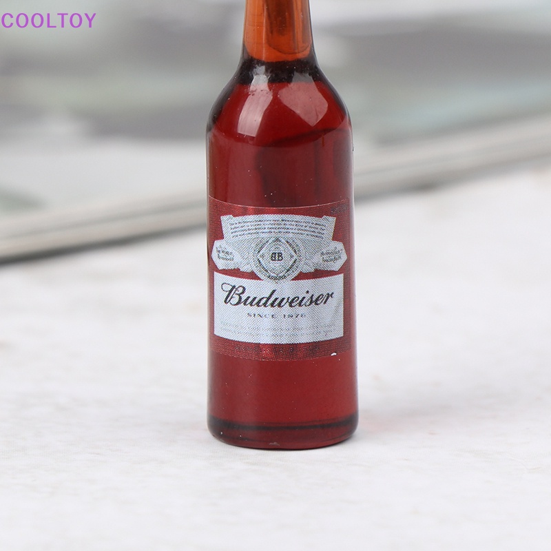 Set 10 Chai Rượu Mini Tỉ Lệ 1 / 12 Xinh Xắn Dùng Để Trang Trí Nhà Búp Bê