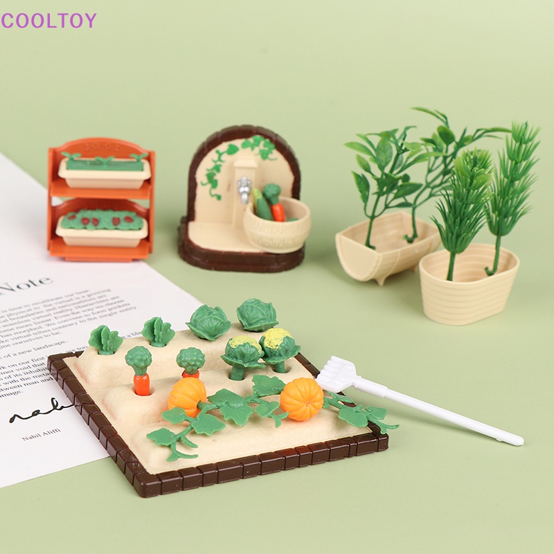 Cooltoy 1 Bộ Đồ Chơi Nhà Búp Bê Mini Khu Vườn Sinh Nhật Gia Đình / Khu Rừng / Bình Nước