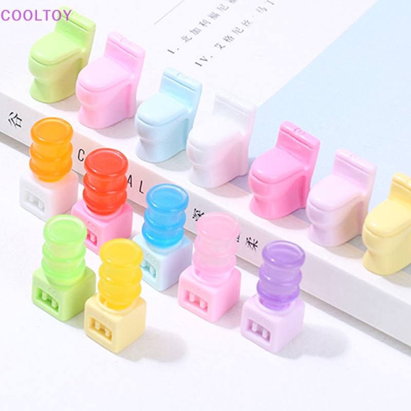 Cooltoy Mô Hình toilet mini Nhiều Màu Sắc Trang Trí Nhà Búp Bê