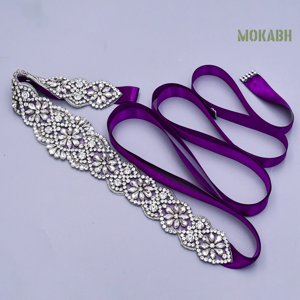 Thắt Lưng Đính Đá Lấp Lánh Chống Rách Dành Cho Cô Dâu