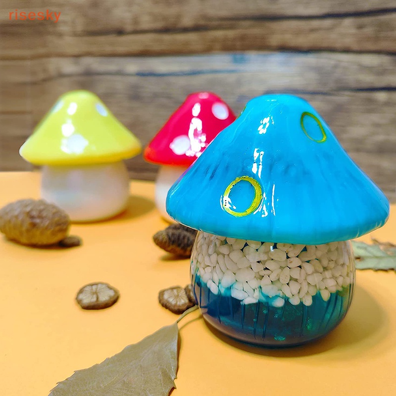 Khuôn Silicone Làm Hộp Đựng Mô Hình Lọ Nấm Đa Năng DIY