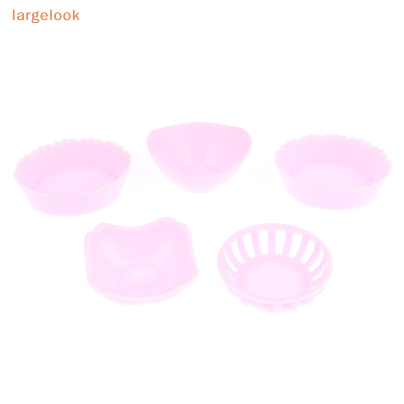 Set 5 Rổ Đựng Trái Cây / Rau Củ Quả Mini Trang Trí Nhà Búp Bê DIY