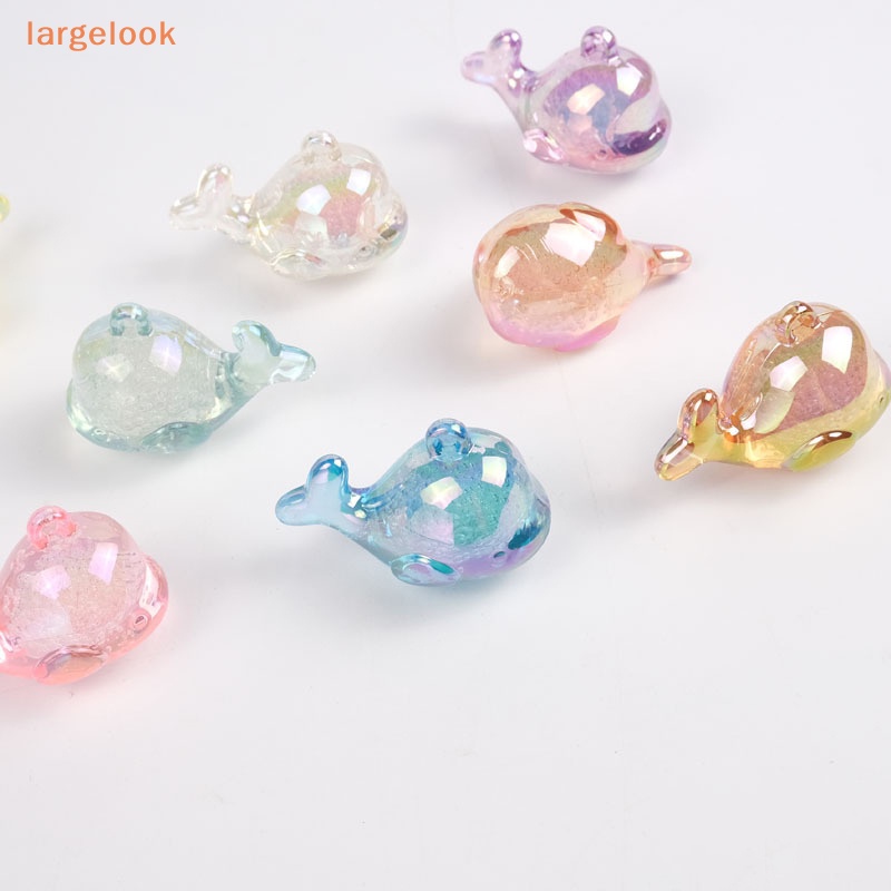 Cá Voi Nhỏ Bằng Acrylic Trong Suốt Nhiều Màu Dùng Trang Trí DIY