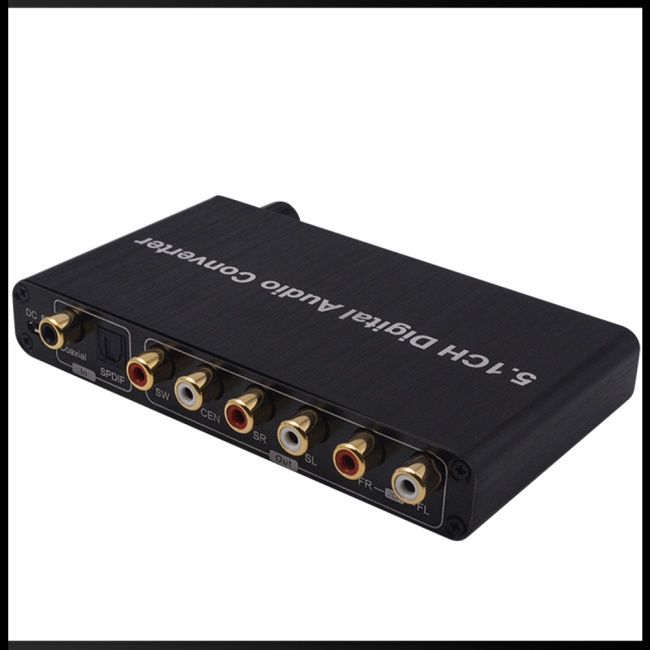 Bộ Giải Mã Tín Hiệu Âm Thanh Kỹ Thuật Số Zevaret 5.1 Kênh AC3 / DTS