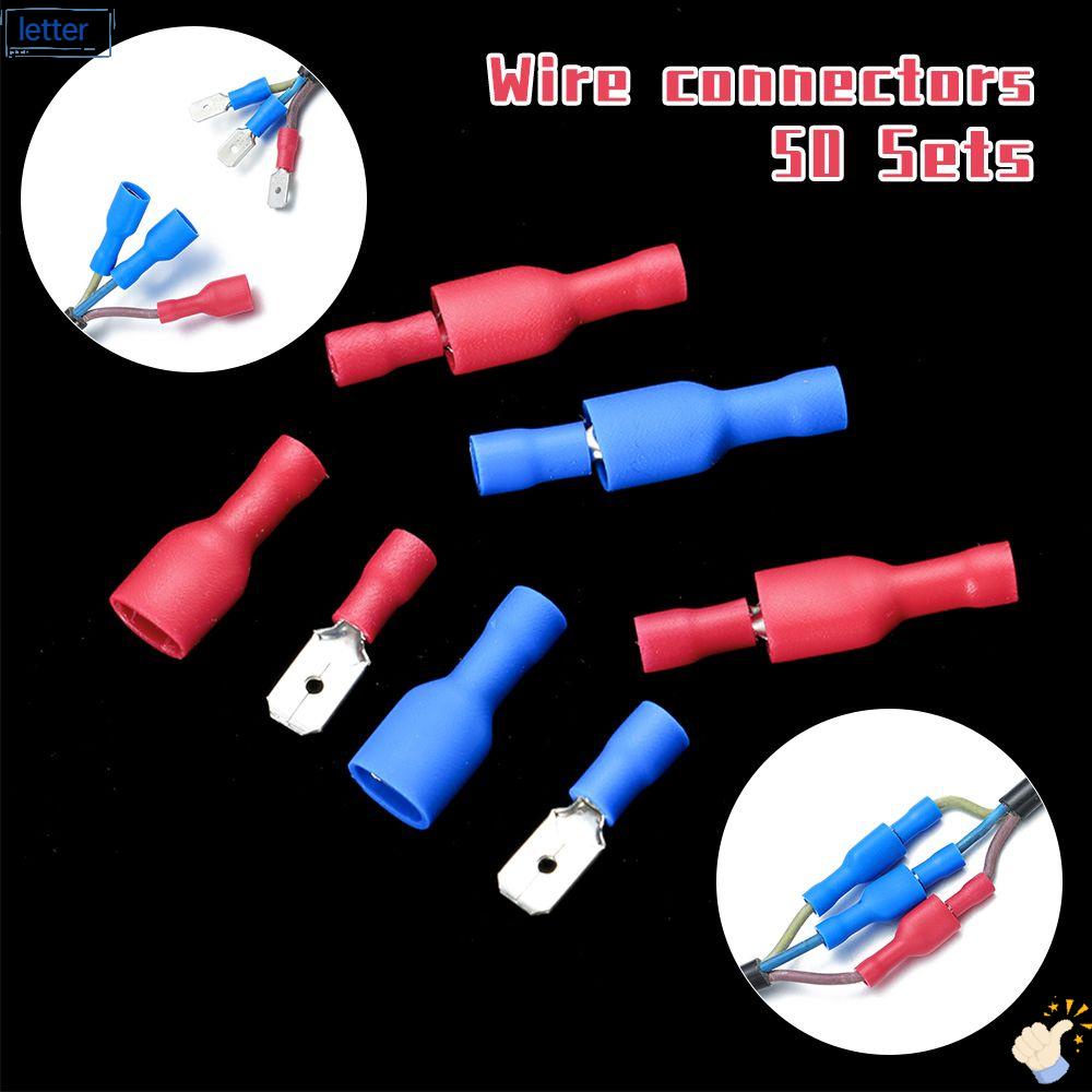 Set 50 Đầu Nối Dây Điện 6.3mm Chuyên Dụng