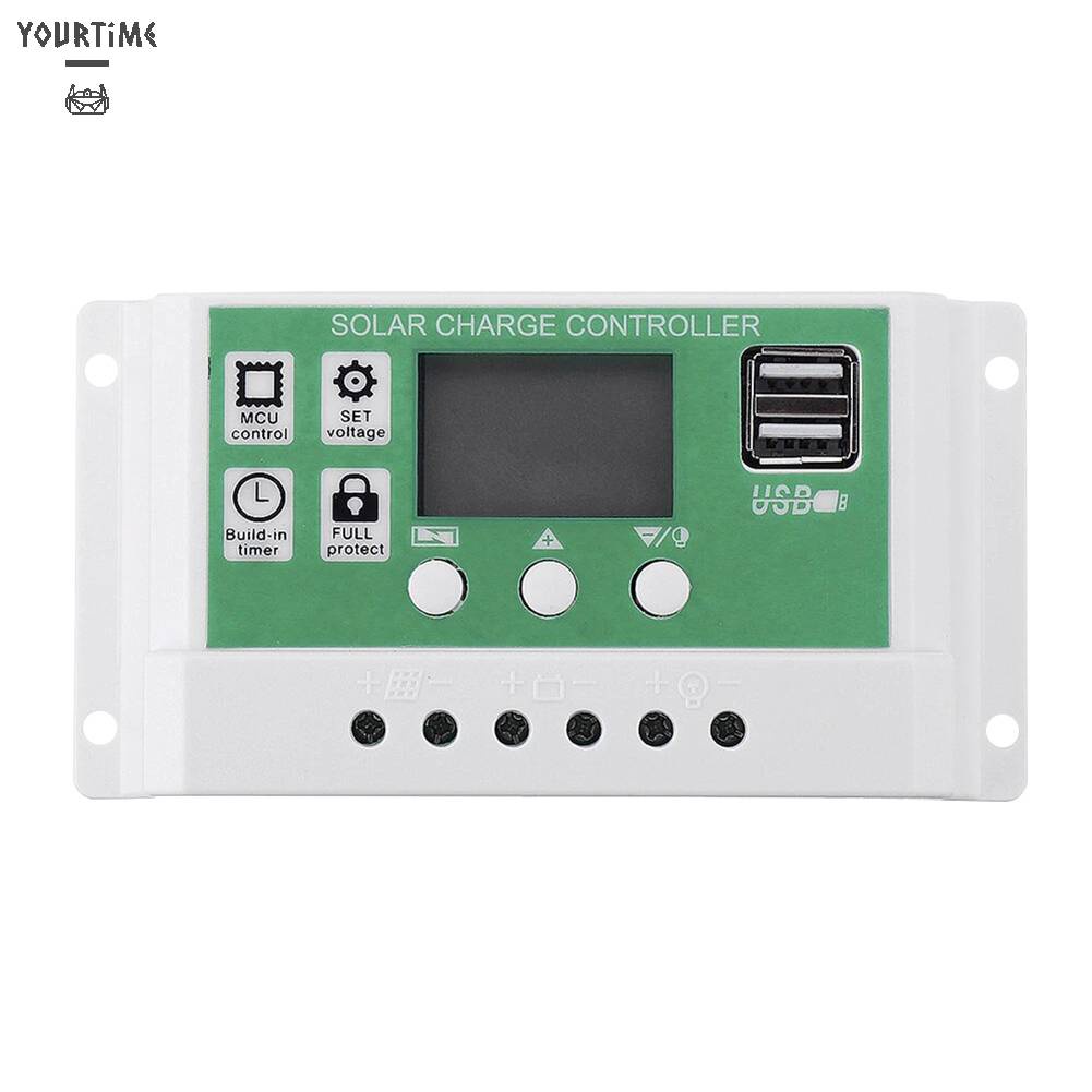 Bộ Điều Khiển Sạc 10A 20A 30A 40A 50A 60A 12V 24V Có Màn Hình LCD