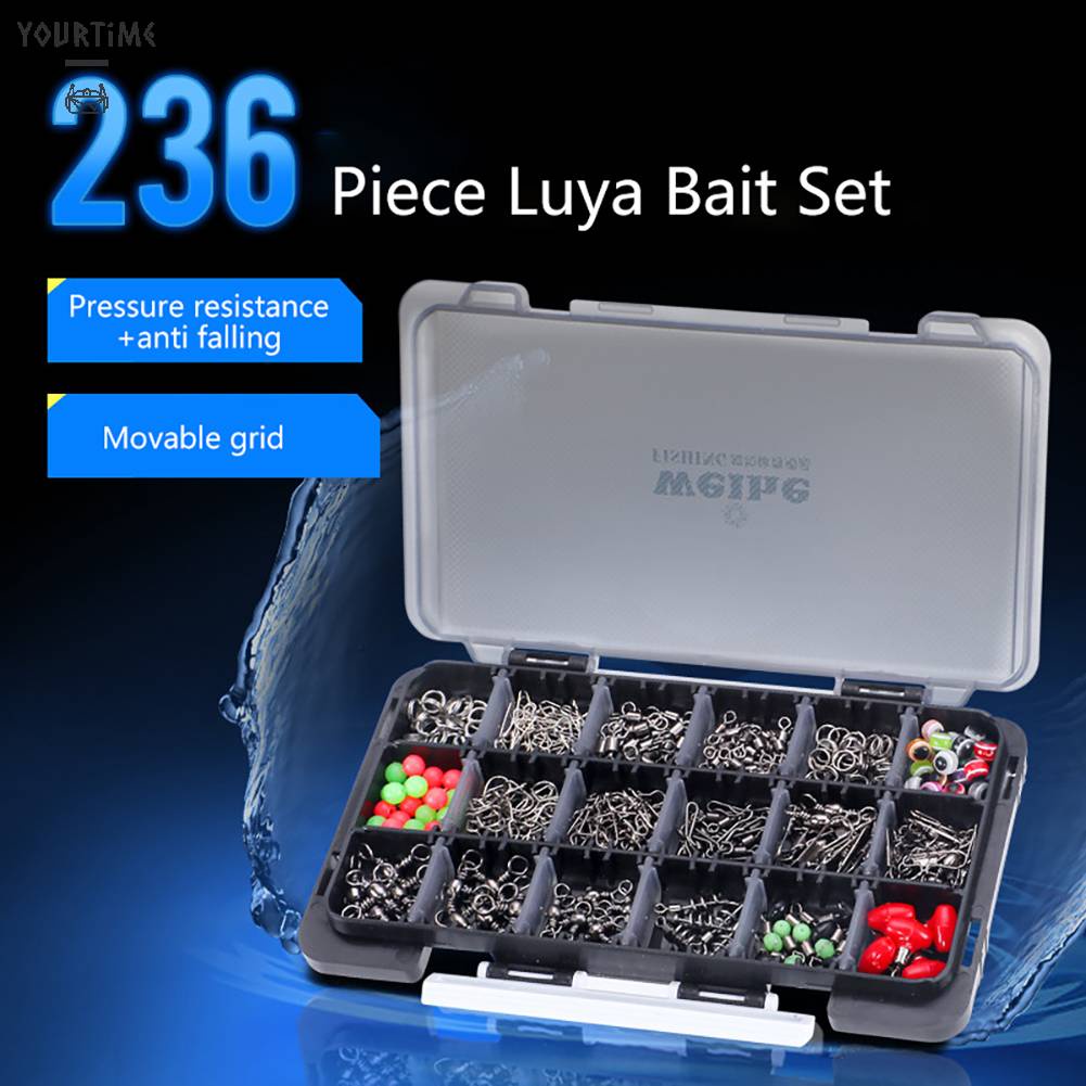 Set 236 Phụ Kiện Câu Cá Chuyên Dụng