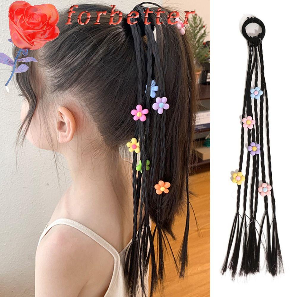 Tóc Giả Bện Sợi Tổng Hợp Chịu Nhiệt Cao Tự Nhiên Dễ Thương Chất Lượng Cao Trang Trí Tóc Đuôi Ngựa Cho Bé Gái