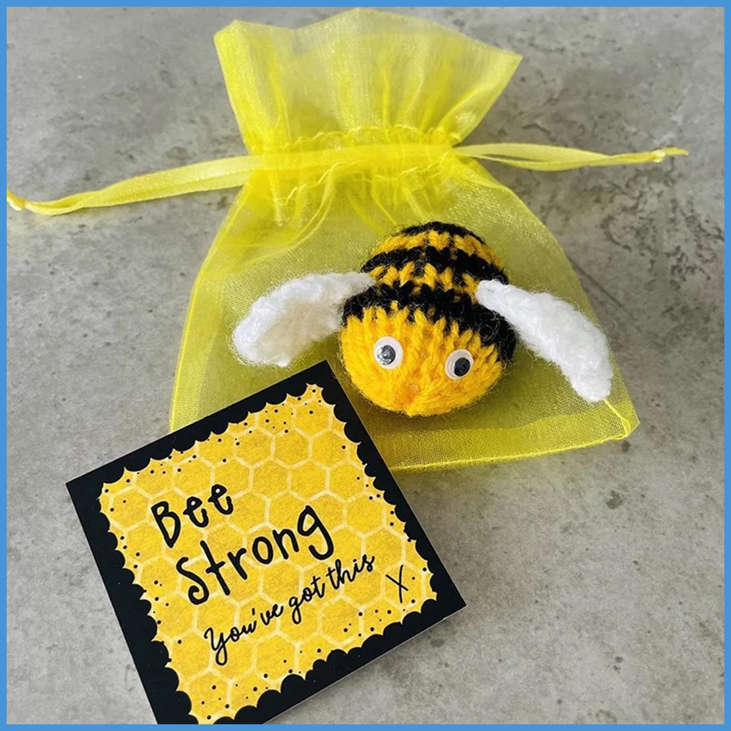 Đồ Chơi Búp Bê Đan Móc Thủ Công Bằng Lông Nhung Xinh Xắn Cho Bé Gái