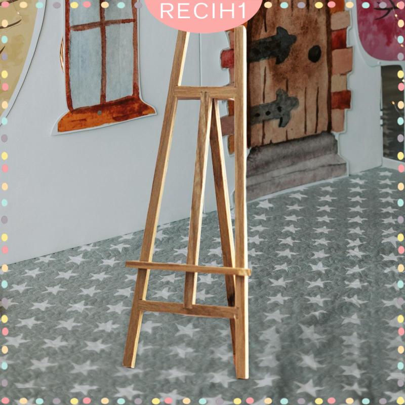 Mô Hình Giá Ba Chân Bằng Gỗ Dùng Trang Trí Nhà Búp Bê 1 / 12