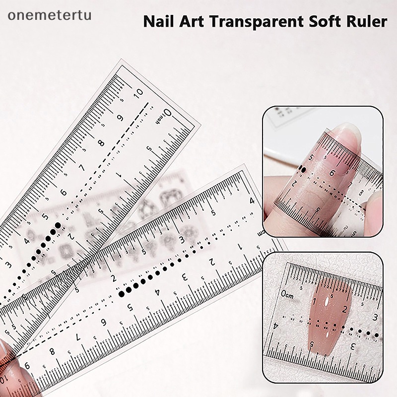 Thước Đo Kích Thước Móng Tay Trong Suốt Tiện Dụng