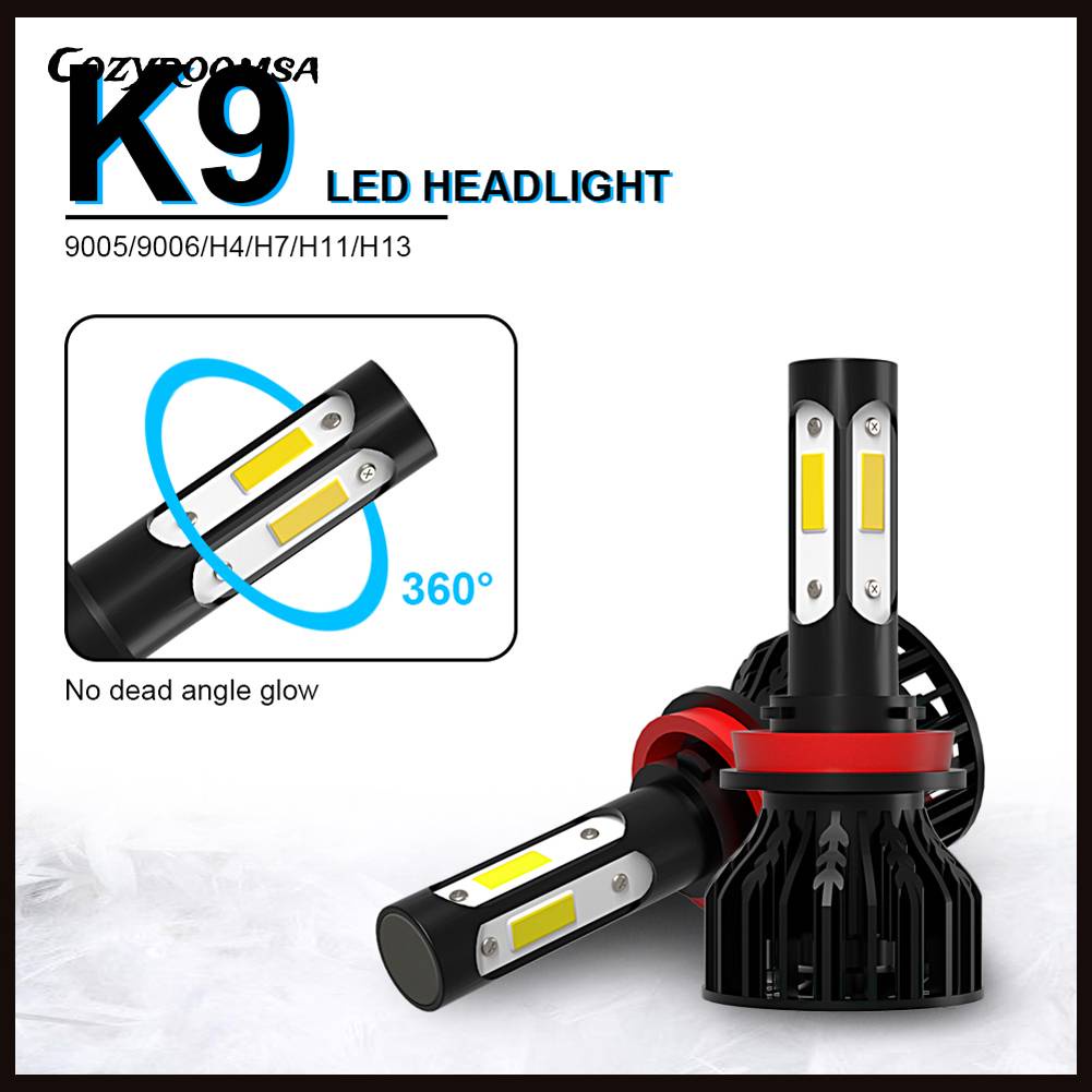 Bóng Đèn Phá Sương Mù K9 40W 6500K 6000LM H7 H8 H11 H4 Cho Xe Hơi