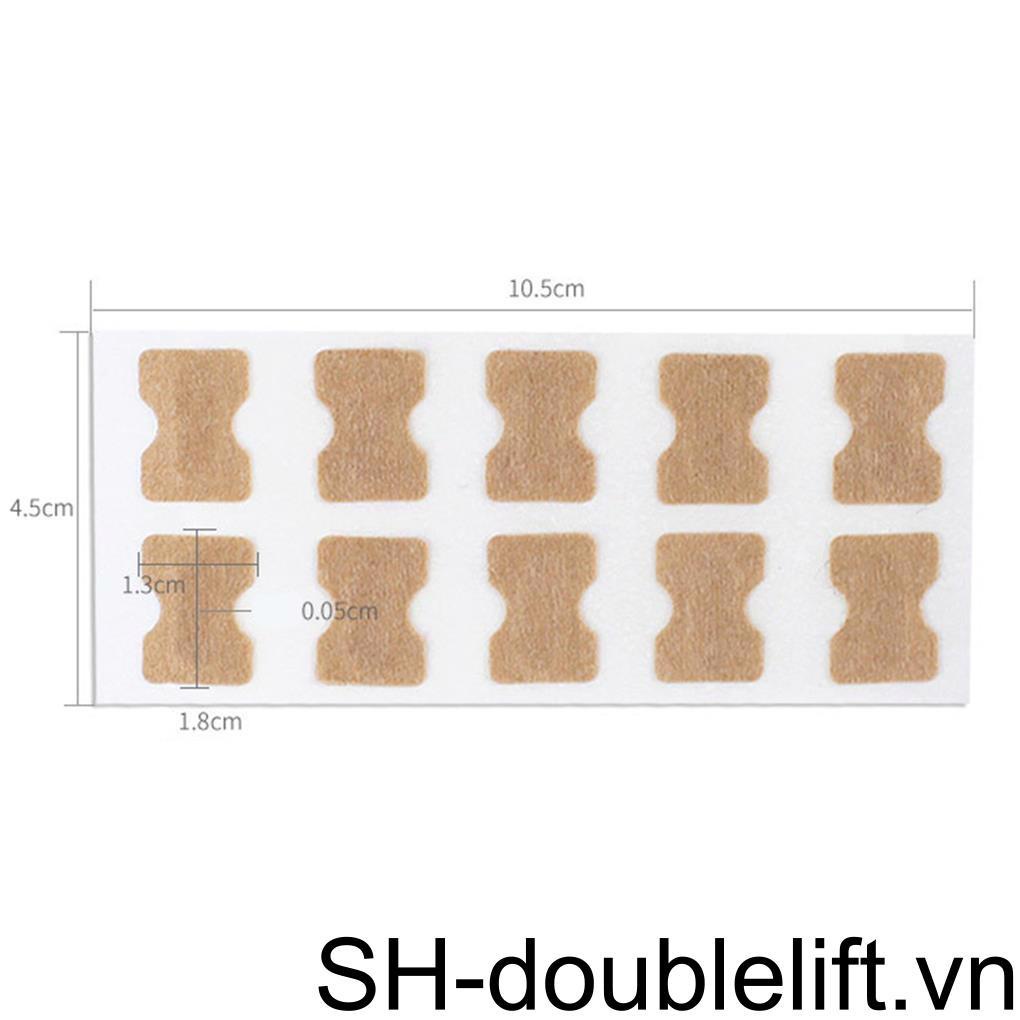 Bộ 100 Miếng Dán Chỉnh Sửa Móng Chân Mọc Ngược Kèm Băng Keo Hai Mặt