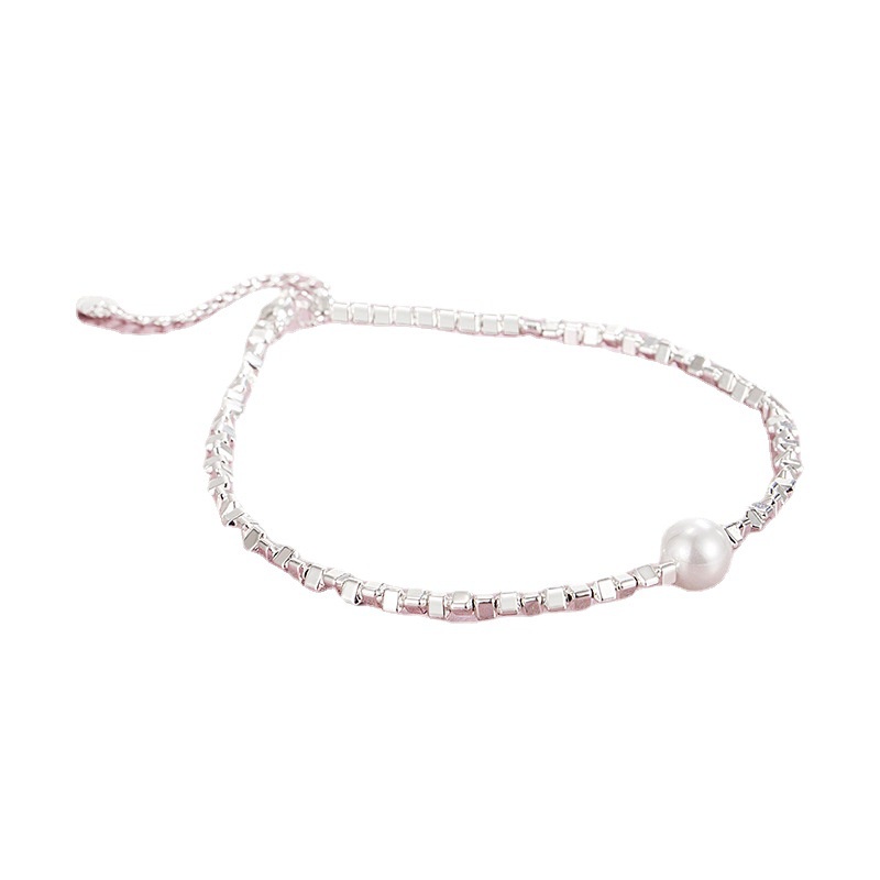 Lắc Chân Đính Hạt Ngọc Trai Sang Trọng Cho Nữ