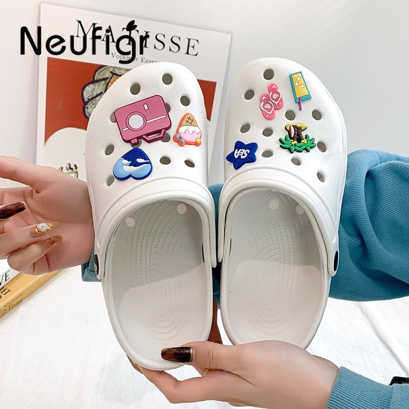 Dép cross Sandal Đế Bánh Mì Đi Biển Ngoài Trời Dành Cho Nữ dép quai hậu cute