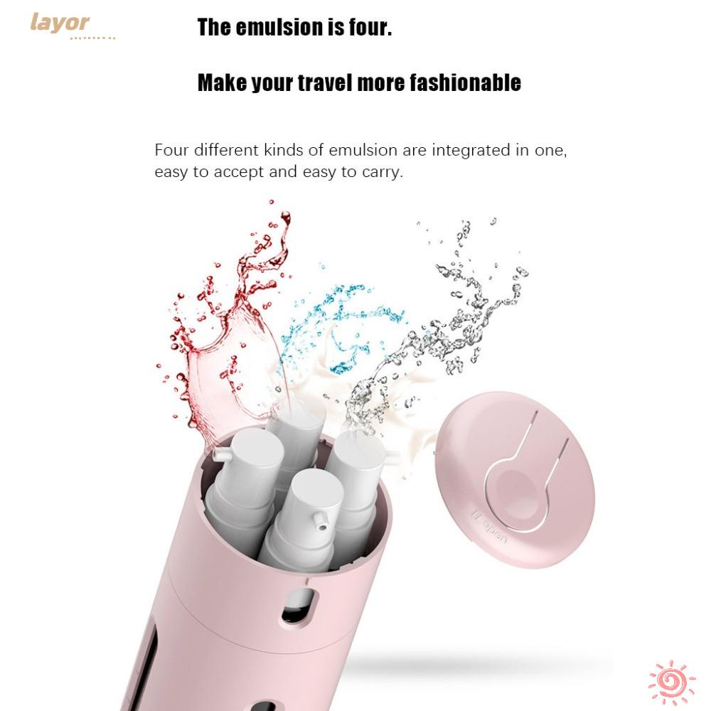 Bình Rỗng Đựng Xà Phòng 4 Trong 1 Tiện Dụng