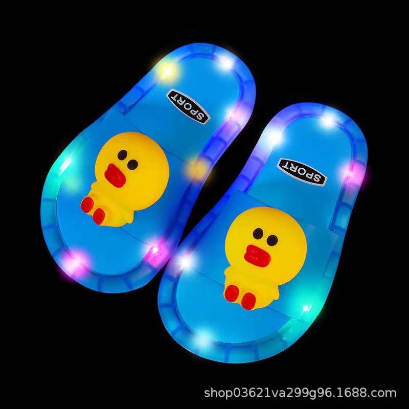 Dép Đi Trong Nhà Dạ Quang Kiểu Dáng Mùa Hè Dễ Thương Cho Các Bé